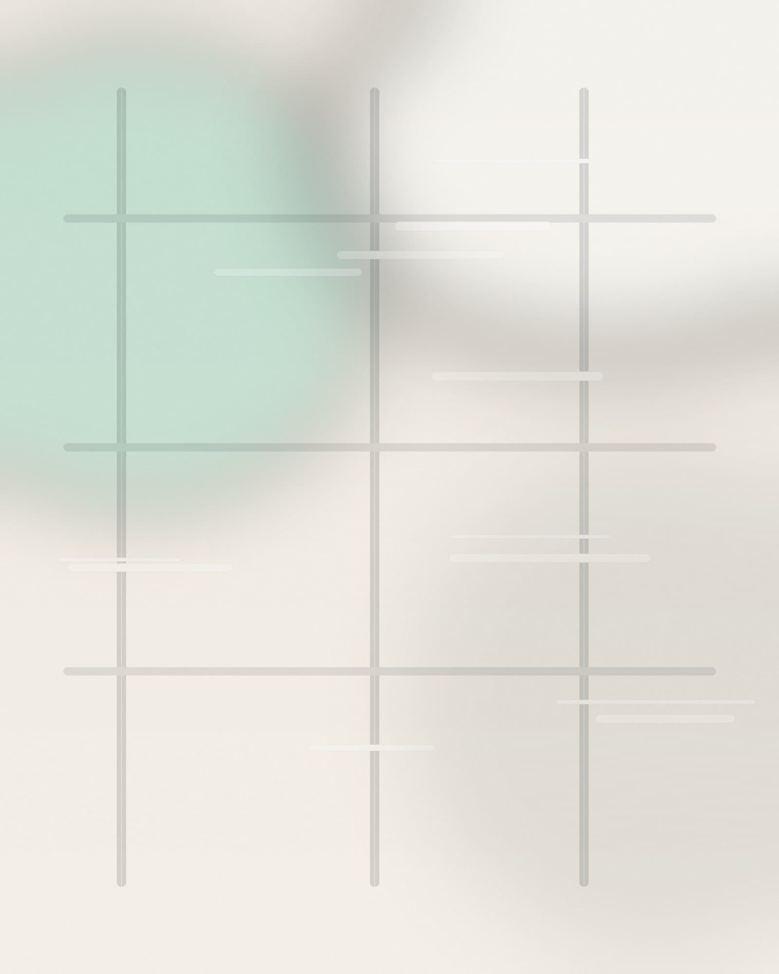 Abstract aqua window reflection